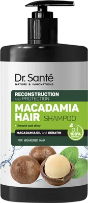 Produktbild von DR. SANTE Macadamia Haarshampoo für geschwächtes Haar mit Macadamiaöl und Keratin 1000 ml