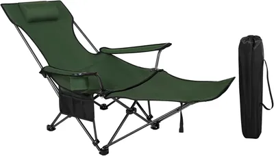 Produktbild von WOLTU Campingstuhl klappbar Faltstuhl belastbar 150 kg aus Oxford-Gewebe Grün