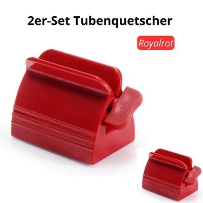 Produktbild von 2er-Set Tubenquetscher – Manuelle Zahnpastaspender & Tubenpresse aus Kunststoff – Wiederverwendbar & langlebig