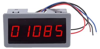 Zdjęcie produktu dla Licznik obrotów LED, 5-cyfrowy, cyfrowy obrotomierz silnika z czujnikiem Halla i funkcją filtracji