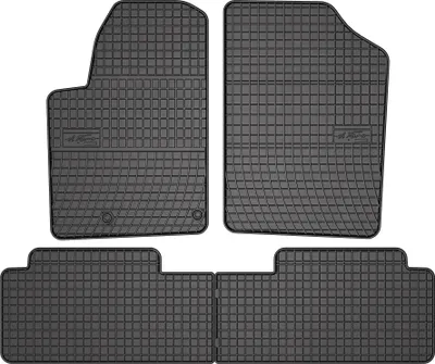 Image de Tapis de sol en caoutchouc pour Citroën Berlingo I 1996-2010 (break) – 4 pièces, noirs, sur mesure