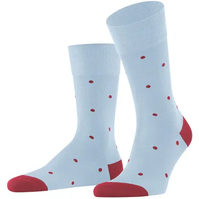 Produktbild von FALKE Dot herensokken, blauw (light blue)