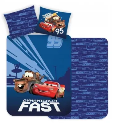 Produktbild von Verdák Lightning McQueen und Matuka Bettwäscheset aus 100 %