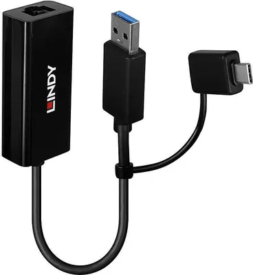 Obrázek produktu pro Lindy 43412, Kabel, USB, Ethernet, 5000 Mbit/s, Černá