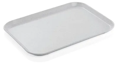 Produktbild von 8x WAS Germany Gastro Tablett hellgrau mit Punkten stapelbar 45,5 x 35,5 cm Serviertablett Fiberglasverstärkt