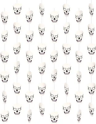 Produktbild von Hängedeko Skulls Papier Länge 130 cm Halloween