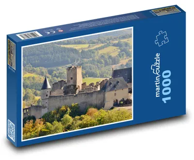 Zdjęcie produktu dla Puzzle 1000 Luksemburg - Zamek Bourscheid - martinpuzzle