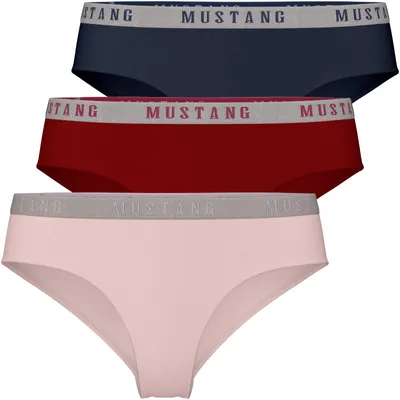 Produktbild von MUSTANG Tara Damen Hipster Unterhose Unterwäsche Baumwolle 3er Pack