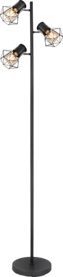 Produktbild von Globo Lighting Stehleuchte Metall schwarz matt, 3x E27
