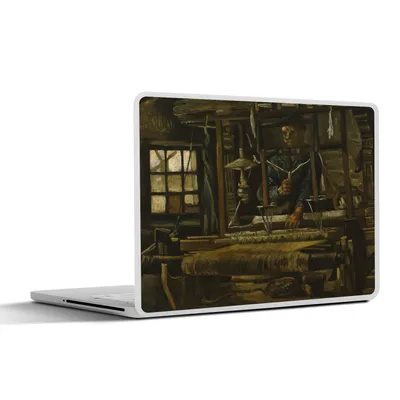Produktbild von MuchoWow® Laptop Aufkleber Sticker Cover Die Weberin - Vincent van Gogh 30x21 cm - Sticker für Laptop - Selbstklebend
