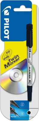 Produktbild von Pilot Marker Dwustronny CD/DVD Czarny