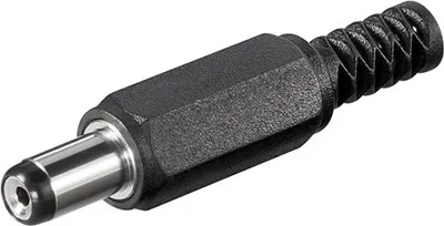 Produktbild von Wentronic DC-Stecker mit Knickschutz - Bohrung 1,7 mm x 5,5 mm