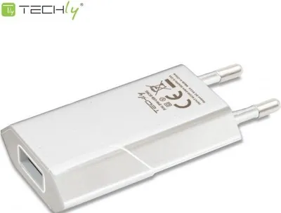 Produktbild von Techly IPW-USB-ECWW, Drinnen, AC, 5 V, 1 A, Weiß