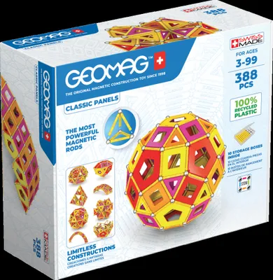 Produktbild von Geomag Classic Panels Recycled Warm Master 388 Stk
