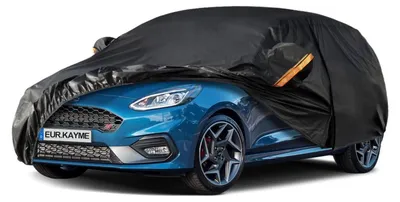 Productafbeelding van Autobeschermhoes, 7 lagen, waterdicht, ademend, geschikt voor hatchbacks tot 415 cm, zwart