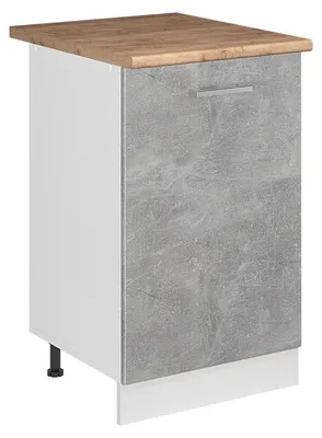 Zdjęcie produktu dla Szafki kuchenne Vicco R-Line Beton/Biały 50 cm blat roboczy Dąb Goldkraft, Model 70077
