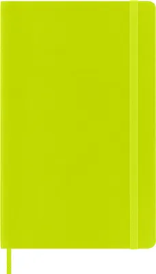 Produktbild von Moleskine Notizbuch, Format Large/A5, linierte Seiten, weicher Einband, Limettengrün