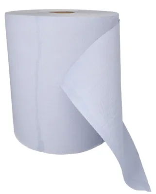 Produktbild von Putzrolle, 3-lagig Ø 32 cm · 335 m x 35,8 cm blau 1.000 Abrisse Blatt 35,4 x 33,5 cm