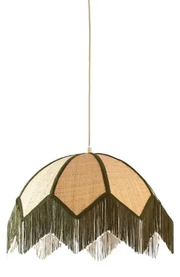 Image de Light & Living - suspension - Sulina - vert - matériaux végétaux - E27 - 2987276