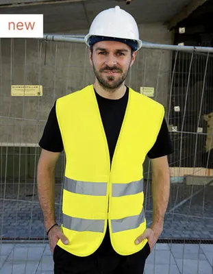 Produktbild von Korntex X200VIS | Safety Vest Passau - Visitor M/L bis 3XL/4XL - Farbe: Signal Yellow - Größe: XL/XXL