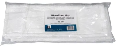 Produktbild von Mikrofasermopp Standard, 50 cm, Weiß    | Packung (5 Stück)