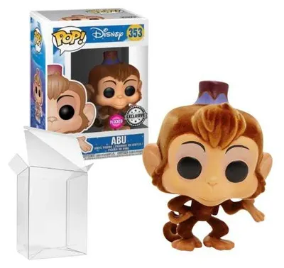 Produktbild von Funko Pop! Disney: Aladdin - Abu #353 (Flocked) Exclusive