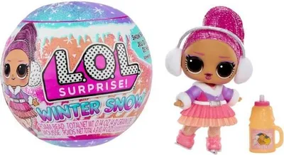 Produktbild von Sammelpuppe, LOL Surprise! Winter Snow Tot, 7,5 cm, Magische Schnee Überraschung, 7 Zubehörteile