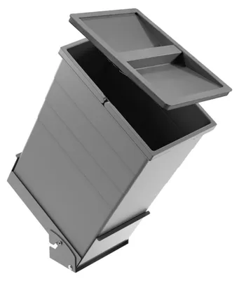Obrázek produktu pro Hailo KippBox 35 l s víkem tmavě šedý pro skříňky od 40 cm