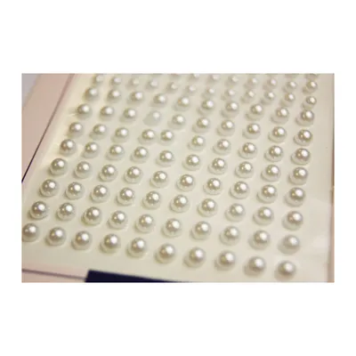 Produktbild von Global Gift Strass Mini Weiße Perlen Laser Gesichtskunst Aufkleber    One Size