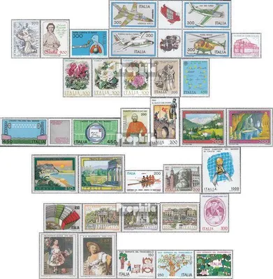 Produktbild von Briefmarken Italien 1982 Mi 1787-1820 (kompl.Ausg.) Jahrgang 1982 komplett postfrisch Sondermarken