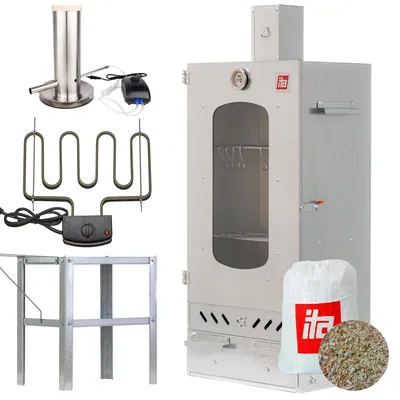 Produktbild von Räucherofen 7012 + Rauchgenerator + Heizelement + Tisch