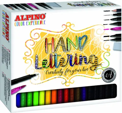 Zdjęcie produktu dla ALPINO Szkicowniki kaligraficzne 30-elementowe.