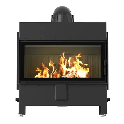 Immagine prodotto di Inserto camino in acciaio KRATKI LUCY 16 kW Ø 200 rivestimento nero