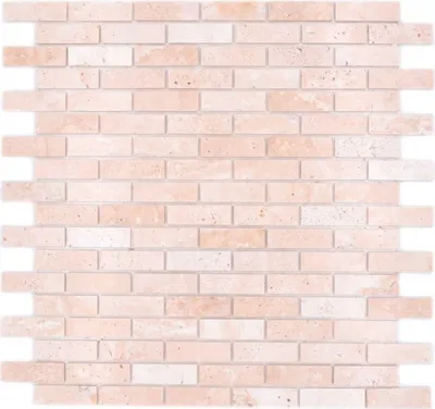 Produktbild von Mosaikfliese Selbstklebende Mosaike Verbund Naturstein Travertine beige MOS200-4M92
