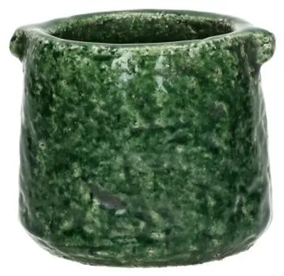 Immagine prodotto di Pomax Lumu, vaso, verde, diametro 14 cm x altezza 12,5 cm