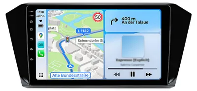 Immagine prodotto di 10 Zoll 6+128GB Autoradio Android per VW Tiguan 2016-2020 Wireless CarPlay Android Auto 4G WiFi GPS Navigation 8Kern RDS DSP DAB+ BT