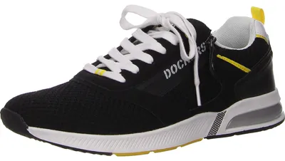 Produktbild von Dockers Schnürhalbschuhe bequem in schwarz, Gr. 45