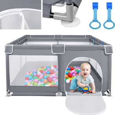 Produktbild von UISEBRT Ohrádka Ohrádka 127 X 127 cm Bezpečnostní centrum aktivit na dětském hřišti s protiskluzovou základnou