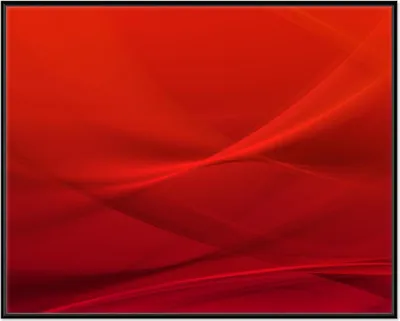 Produktbild von Wallario Wandbild Abstrakte rotes Muster - roter Stoff, Größe: 40,30 x 50,30 cm, Poster mit schwarzem Aluminiumrahmen