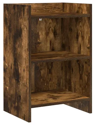 Immagine prodotto di Tavolini notturni in legno di quercia affumicata, dimensioni 40 x 30 x 60 cm