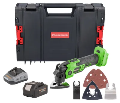 Productafbeelding van Procraft PMT22bb accu multifunctioneel gereedschap 20 V borstelloos + 1x accu 4,0 Ah + oplader + RHINO gereedschapskoffer