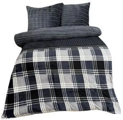 Produktbild von 4 tlg Winter Wende Plüsch Thermo Fleece Bettwäsche 135x200 cm Ramos