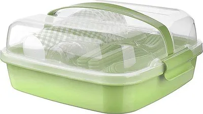 Obrázek produktu pro Sada nádobí Famanu pro piknik, 32 kusů - zelená