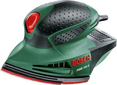 Produktbild von Multischleifer Bosch PSM 100 A, Inkl. 3 Schleifblätter (G80, G120, G160), Kunststoffkoffer