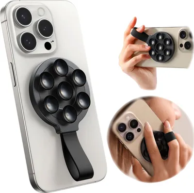 Obrázok produktu pre Joyroom Magnetický držiak na telefón so samolepiacimi prísavkami čierny