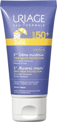 Obrázek produktu pro Ochranný minerální krém SPF 50 Bébé (1. minerální krém) 50 ml