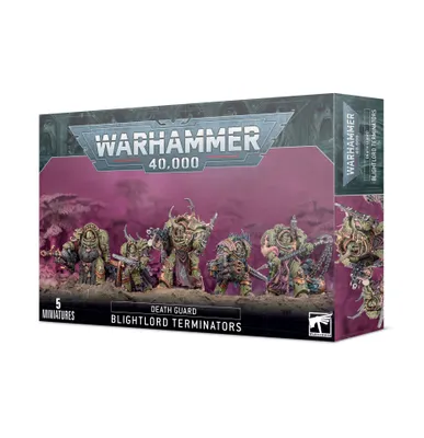 Produktbild von Warhammer 40.000 Death Guard Blightlord Terminators