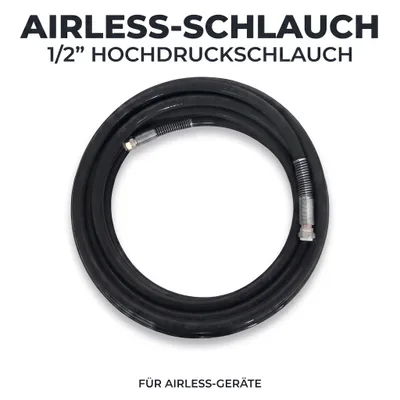 Produktbild von Profispray Airless-Schlauch 1/2" – Hochdruckschlauch für Airless-Geräte 15m, KI-generiertes Bild