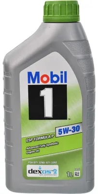 Produktbild von MOBIL 1 ESP Formula P für 5W-30 1 Liter Motoröl Motorenöl DEXOS 2 229.31 229.51 229.52 PSA B71 2290 PSA B71 2297 9.55535-S3 Öl