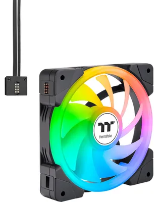 Immagine prodotto di Thermaltake CL-F167-PL12SW-A Lüfter Thermaltake Swafan EX12 ARGB (3-Fan-Pack) Black retail